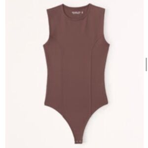 Abercrombie Brown One Piece Bodysuit